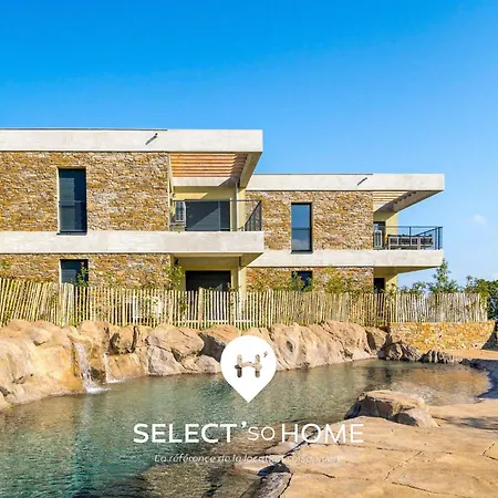 Select' - Superbe Avec Piscine, Parking Et Vue - Capnat-b06 Apartman